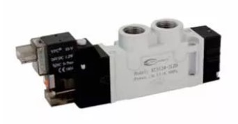 SY7100 Magnetventil - VPC | 5/2 Wege | 1/4" Gewinde | Einfachwirkend Feder Rückstellung | 24 VDC