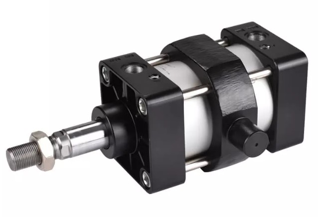 Standard Pneumatik Zylinder - Airtac | 80mm Bohrungsgrösse | 950mm Hub | Doppeltwirkend | Mit Magnet | Zapfenhalterung