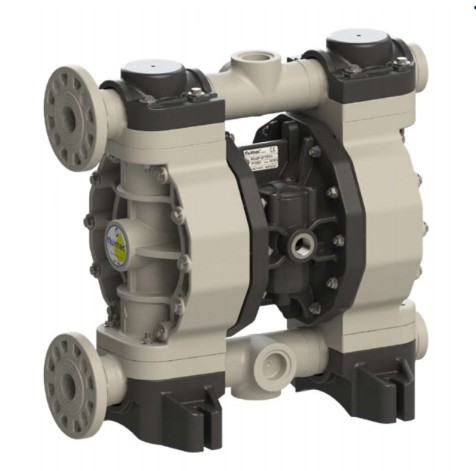 P170 AODD Pump - Fluimac | PP Casing | Santoprene+PTFE Diaphragm | PTFE Balls | PP Ball Seats | 1" BSP - DN25 | ATEX Zone 2