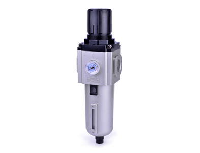 GA300 Series - Airtac | Filter - Druckregler | 1/2" Gewinde | mit automatischer + manueller Ablassautomatik | 0.1 - 0.4 Mpa | PC Schale