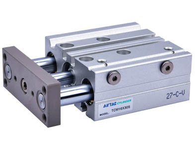 Führungszylinder - Airtac | 16mm Bohrungsgrösse | 75mm Hub | Doppeltwirkend | Mit Magnet | Linearlager