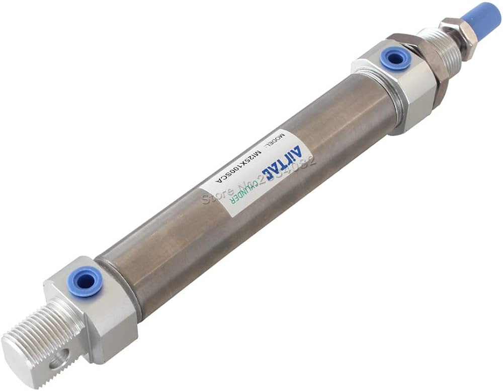 Mini Pneumatic Cylinder - Airtac | 10 Bore | 50 Stroke | ISO6432 | Double Acting | With Magnet  