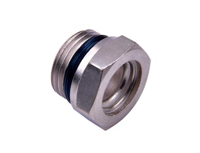 Gerader Reduzieradapter - Airtac | 3/8" G Gewinde männlich -> 1/4" G Gewinde weiblich