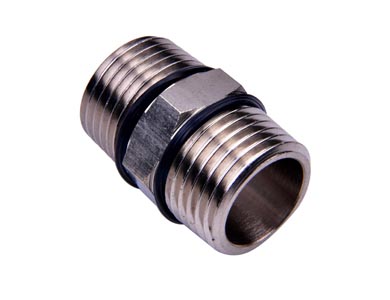Gerader Reduzierdoppelnippel - Airtac | 1/8" Male G Thread -> 1/4" Male G Thread