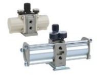 Booster Regulator - API | Manual Pressure Regulation | 1/4" Connection | 2:1 Ratio | 9 Bar Max Input Pressure 