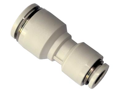 Gerade Steckverbindung - Airtac | Schlauchgrösse: 8mm |  Schlauchgrösse: 6mm | Kunststoff | Grau
