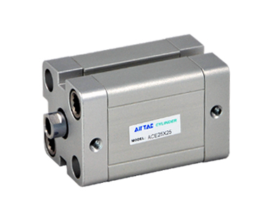 Compact Pneumatic Cylinder - Airtac | 40mm Bore | 10mm Stroke | Double Acting | Female Rod End | With Magnet | High Heat to 140 Celsius
