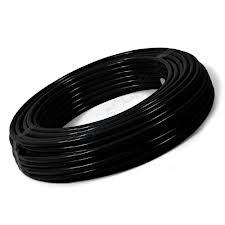 [US98A0600401MBK] Pneumatic Tube - Airtac | 6mm OD | 4mm ID | Polyurethane | Black | Per Meter 
