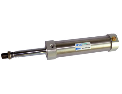 [MG32X75G] Mini Pneumatik Zylinder - Airtac | 32 Bohrungsgrösse | 75 Hub | JIS | Doppeltwirkend | Ohne Magnet