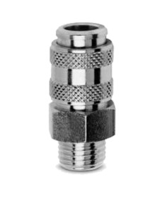 [QC5051-01] Schnellkupplung Weiblich - VPC | 1/8" Gewinde männlich | 5051 Serie