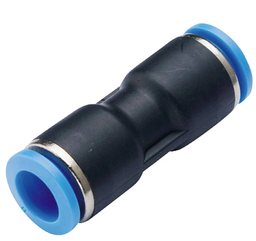 [VPU16] Straight push in Connector - VPC | Tube Size : 16mm | Plastic 