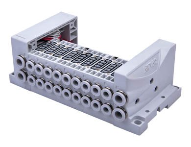 [6D1H6FJ06] 6D100 Ventil Verteiler - Airtac | 6 Stationen | D-SUB-Elektrischer Anschluss